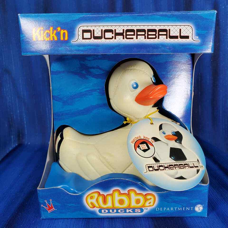 Duckerball Soccer Rare Rubba Duck Rubber Duck NIB Vintage Fall