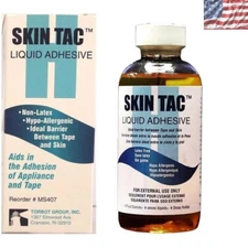 Travel-Friendly 4 Oz Skin-Tac Liquid Adhesive Barrier – Non-Latex & Effective