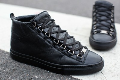 balenciaga arena high black