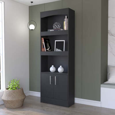 Durango Bookcase, Three Shelves, One Drawer