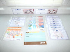 New Creative Memories Lot of 22 Sticker Kits Snorkel Cove Thank You & Others!!