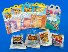 Back To The Future "Complete Toy Set of 4 with 4 Boxes NIP McDonald's 1992
