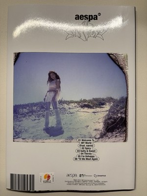 aespa [MY WORLD] All Member Autographed Signed Album Ningning ver