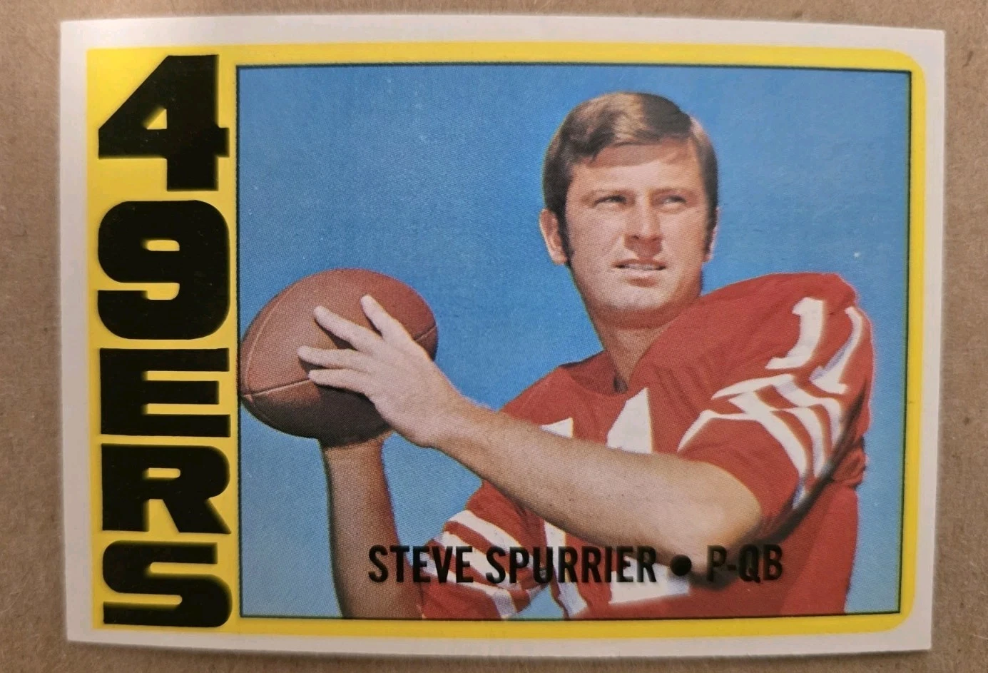 1972 Topps High # Steve Spurrier #291 Rookie RC