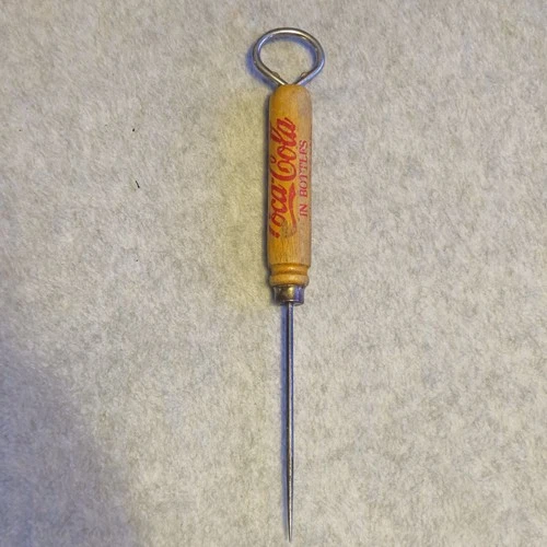 Vintage Coca Cola Ice Pick with Bottle Opener