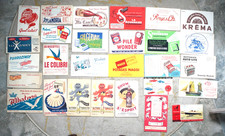 28 Buvards publicitaires Gervais, Leroux, Colibri, Kréma, maggi, Alsa, Lipton..