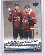 2024-25 Upper Deck Young Guns #497 Logan Mailloux / Lane Hutson Deluxe #/250 RC