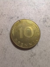 West Germany 10 Pfennig 1989 J/24243