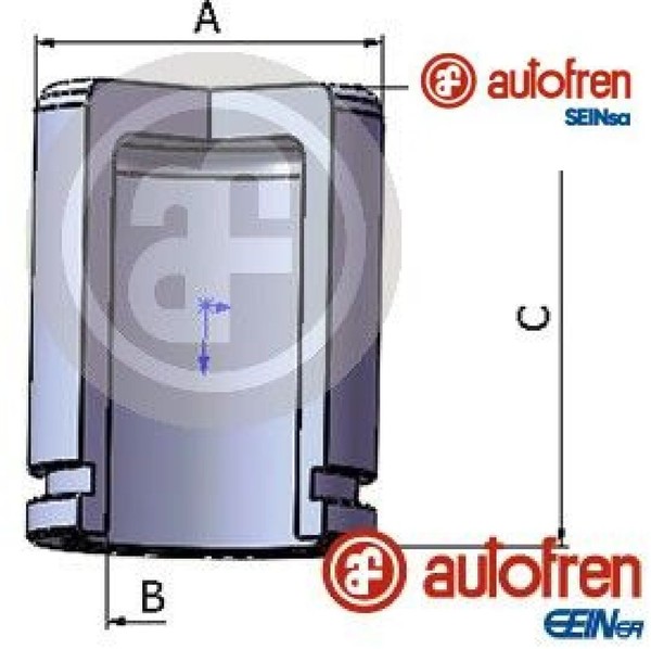 Autofren Seinsa D025512 Kolben FüR Bremssattel Kolben Bremssattel FüR Volvo-image