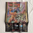 Vintage 1987 Nintendo *12x16” Poster Wizards And Warriors