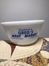 Vintage Advertising Mixing Bowl ~ Federal Gla...