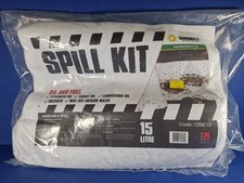 SUN BELT OSK15 Oil & Fuel Spill Kit 15 Litre - Hydraulic Oil, Solvents etc - NEW