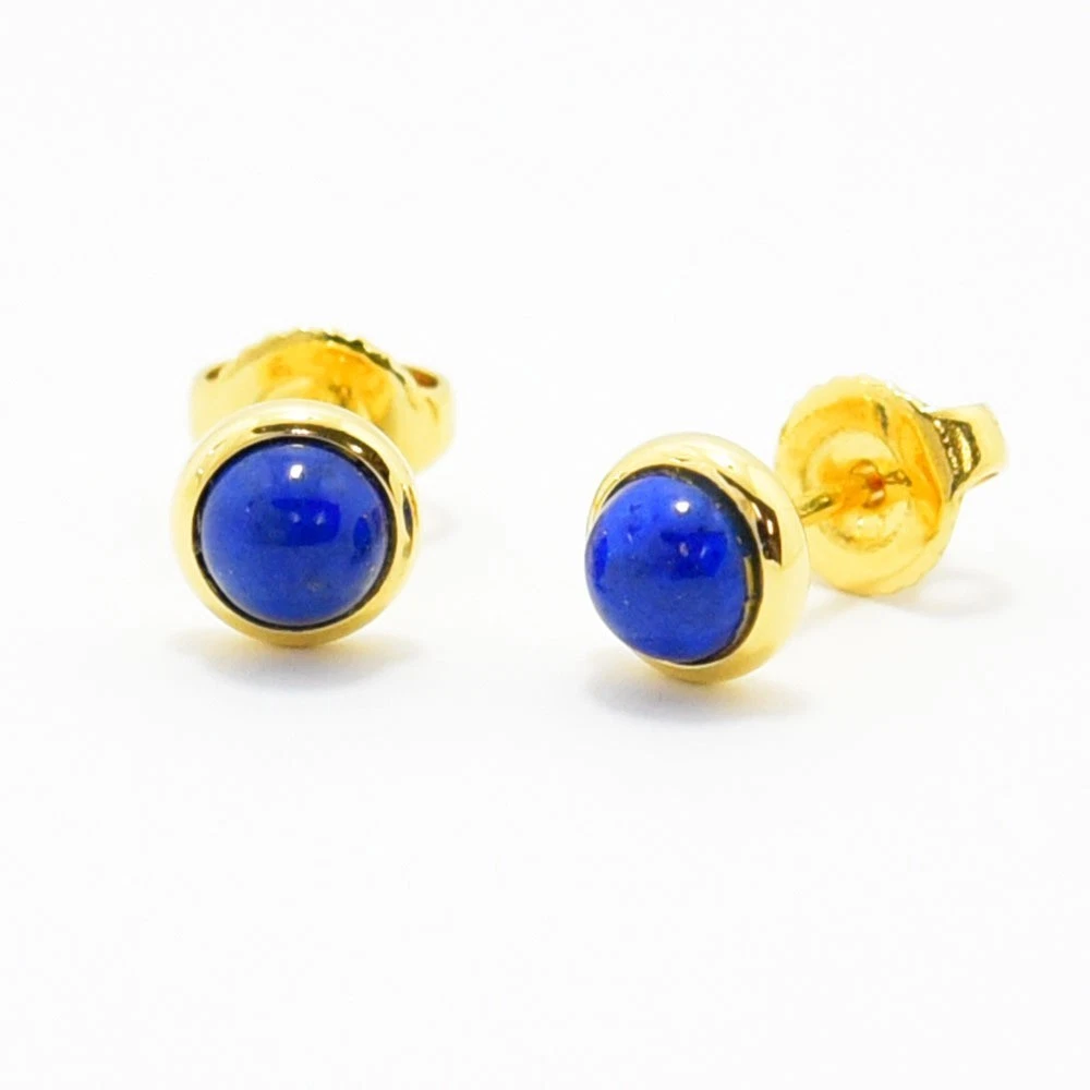 TIFFANY & CO. Peretti Lapislazuli Ohrringe 18K Gold 750 Neu Poliert
