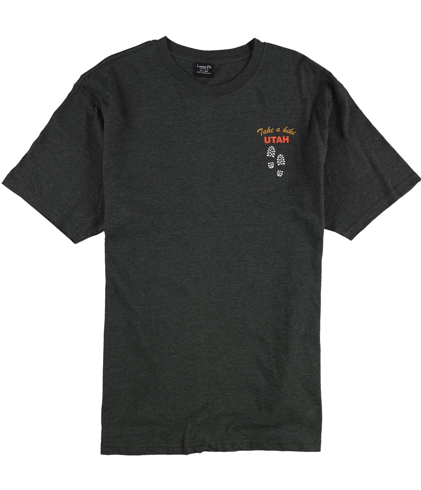 Мужская футболка свободного кроя с графическим рисунком из хлопка 3090₽