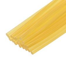 Mini Calda Colla Pistola Adesivi 11" x 0.27",Giallo Trasparente 20pz