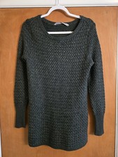 Athleta Women's Knit Sweater- Dark Green- Size M- Wool Polyester