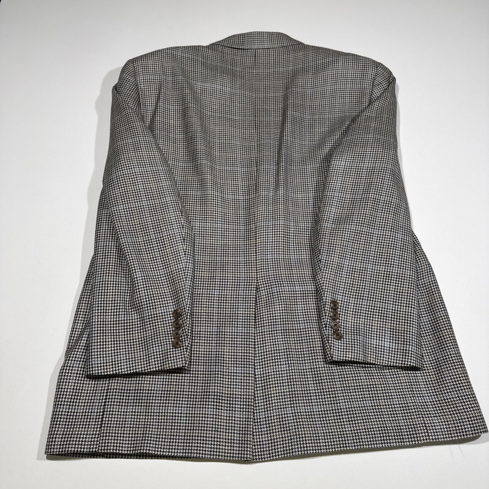 CHAPS Houndstooth Patterned Silk Men’s Blazer Sui… - image 5