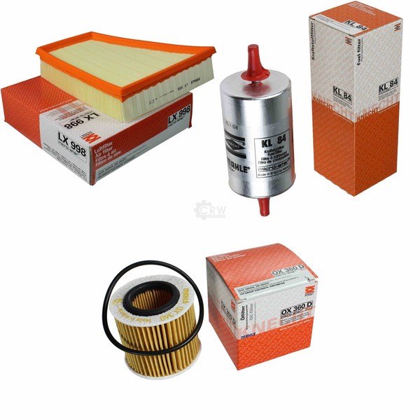 Mahle / Knecht Kraftstofffilter KL 84 Luftfilter LX 998 ÖLfilter OX 360D-image