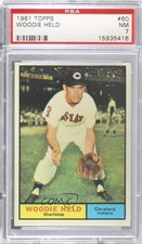 1961 Topps Woodie Held #60 PSA 7 2d2