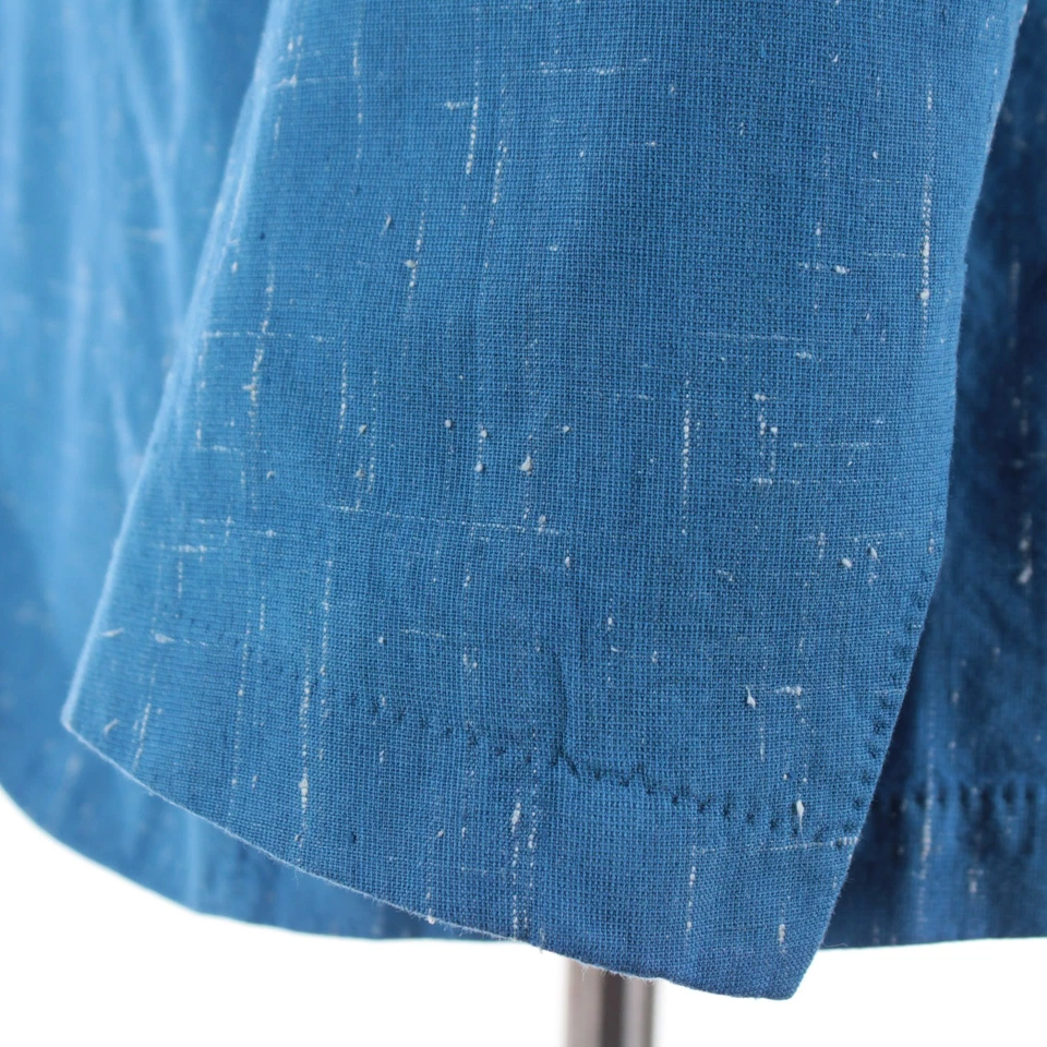 Abrigo deportivo Belvest nuevo con etiquetas mezcla de algodón/lino/seda talla 48R (38R EE. UU.) en azul Foto 3 de 4