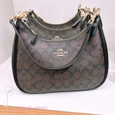 NWT COACH Teri Hobo Bag In Signature Canvas CK161