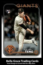 2024 Topps Update Kai-Wei Teng #US212 San Francisco Giants Rookie MLB Baseball