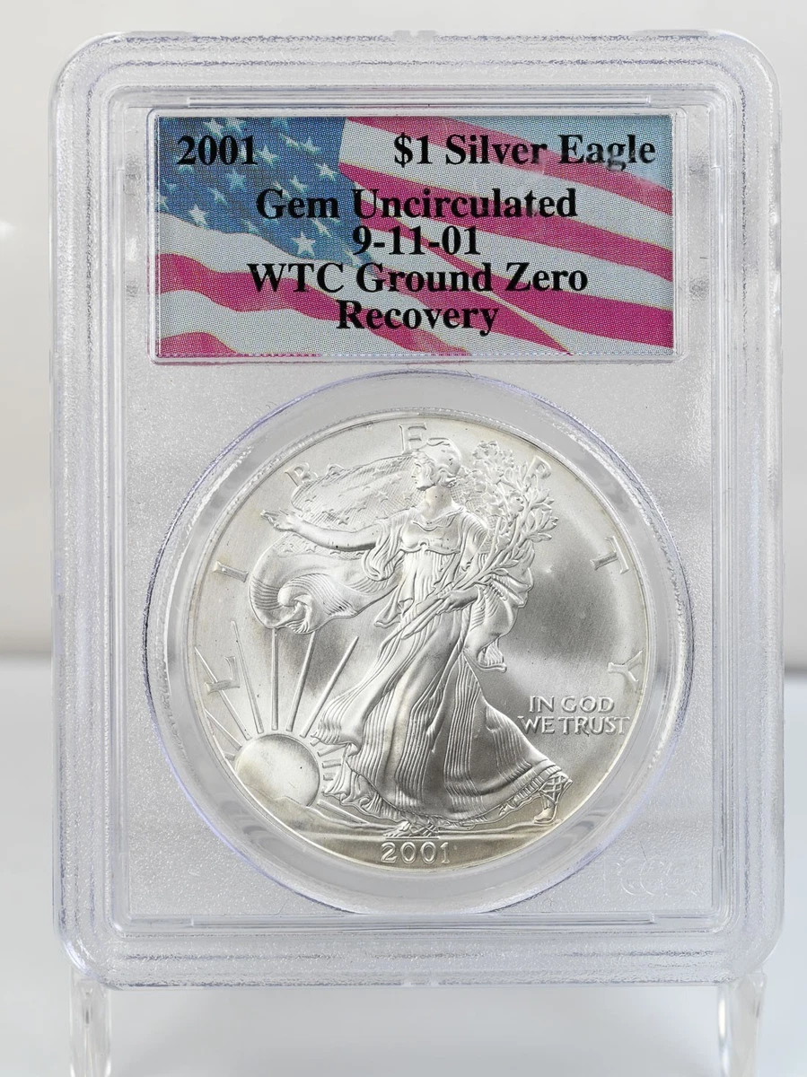 2001年 アメリカンイーグル$1銀貨 ケース入り American Eagle 2001 Silver Bullion Coins for sale | eBay