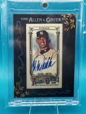 2025 Topps Allen & Ginter - Framed Mini Autographs Jorge Posada #MA-JP 13/25