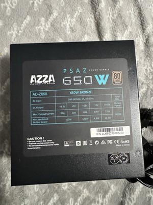 AZZA AD-Z650 650W Netzteil   80 PLUS Bronze