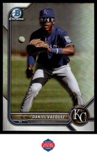 2022 Bowman Draft #BDC-74 Daniel Vazquez Chrome Refractor