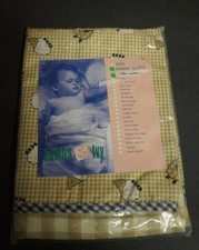 Lambs  Ivy Little Lambs Window Valance Tan Plaid Check