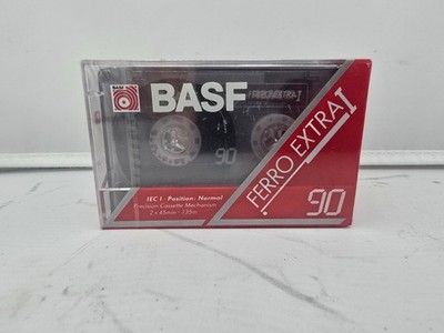 BASF Ferro Extra I Normal Bias 90 min Blank Audio Cassette Tapes 5-Pack *SEALED*