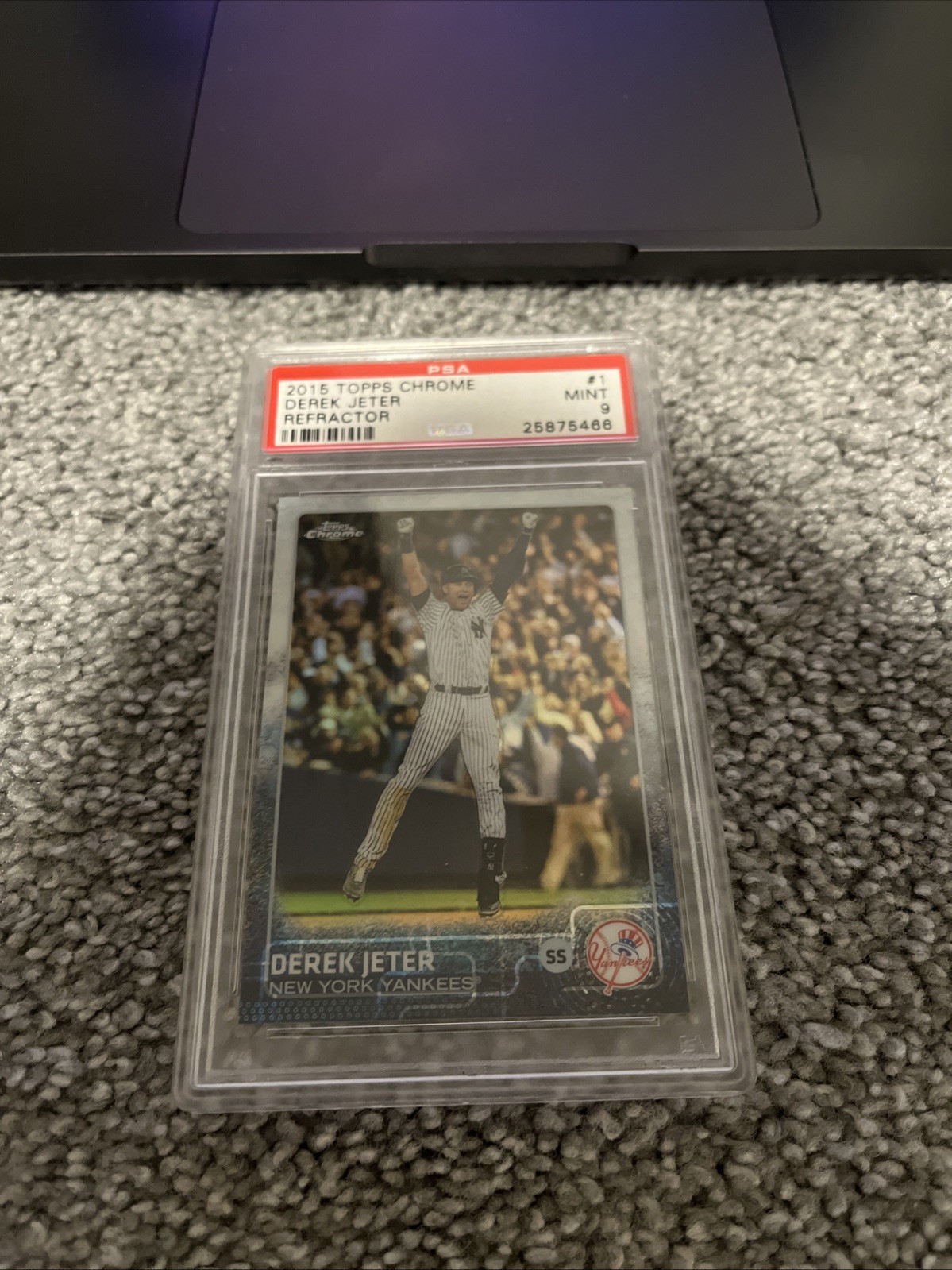 2015 Topps Chrome - Derek Jeter #1 Prism Refractor