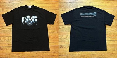 Vintage Style Final Destination 2 2003 Movie Reprint T-Shirt S-4XL