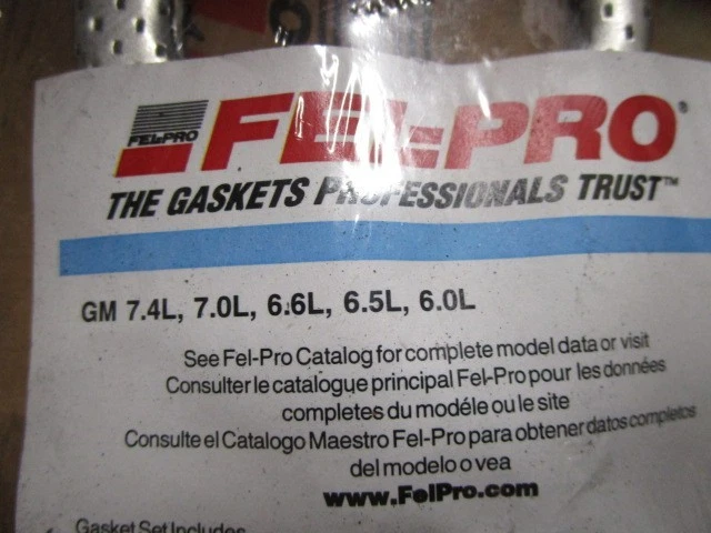 Juego de juntas de colector de escape Fel-Pro MS90206 GM GMC 396 402 427 454 1966-98 Foto 3 de 3