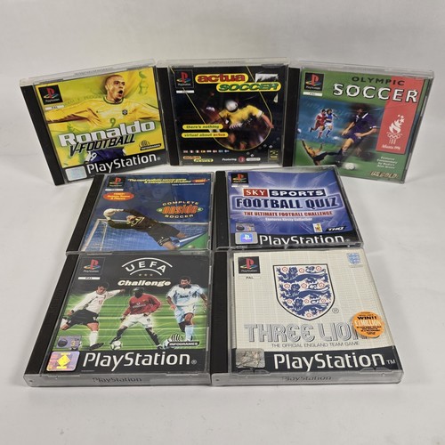 PS1 Playstation 1 Game Bundle Lot Football Theme Collection