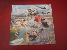 SOLOMONS - 2013 GOLFERS - MINISHEET UM USED SOUVENIR MINIATURE SHEET