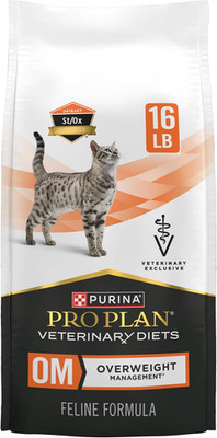 Purina OM Overweight Management Feline Formula Dry Cat Food - 16 Lb. Bag
