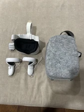 Meta Oculus Quest 2 Virtual Reality Headset Controllers, Charger, and Case 128GB
