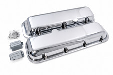 Big Block Chevy Valve Covers Smooth Polished Aluminum Bb 396 427 454 502 No Hole