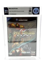 Metroid Prime with Echoes Bonus Disc Nintendo Gamecube New Sealed WATA 9.8 A+