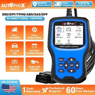 VOLKSWAGEN VW AUDI Obd2 Diagnostic Scanner Tool iCarsoft VAGII