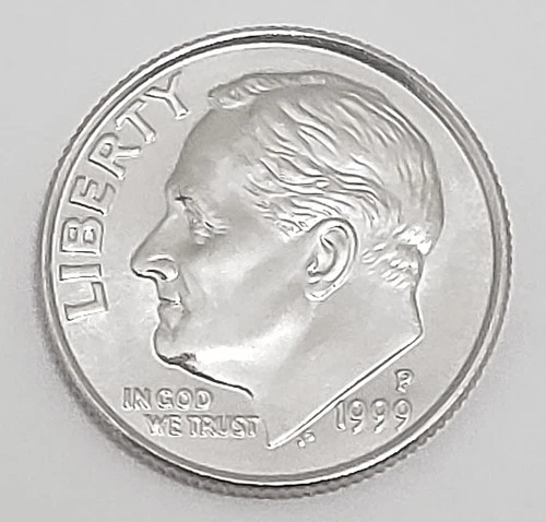 1999 P Roosevelt Dime AVE CIRCULATED **FREE SHIPPING**