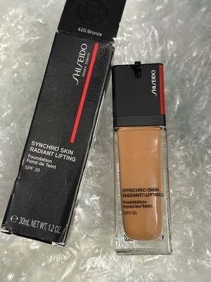 Shiseido Synchro Skin Radiant Lifting Foundation Spf 30 ~ 420 Bronze/BNIB