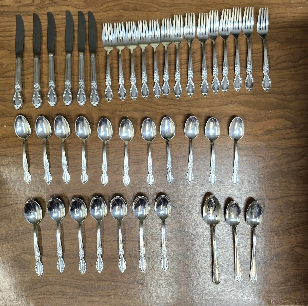 Wm. Rogers & Son Antique US Silver-Plated Flatware Sets for sale