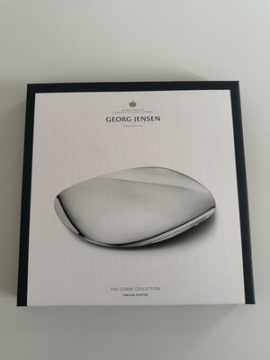 Georg Jensen Platzteller Servierplatte 32cm Kollection: Cobra neu