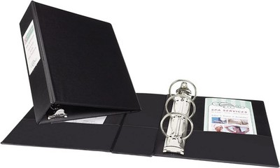 Mini 3 Ring Binder, 5.5'' X 8.5'', 2'' round Rings, 375-Sheet Capacity, 2.8 Inch Wi
