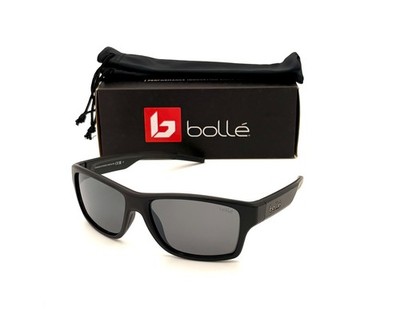 BOLLE STATUS Matte Black /  Gray  Polarized  58mm Sunglasses