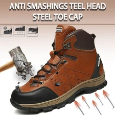 Safety Shoes Men Waterproof Work Boots Indestructible non-slip Steel Toe Boots