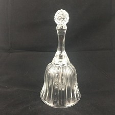 Fenton Antique Vintage Glass Bell Fabrege Pineapple Clear